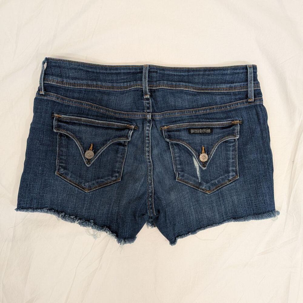 Hudson dark wash cutoff denim shorts, size 28 - Picture 4 of 8